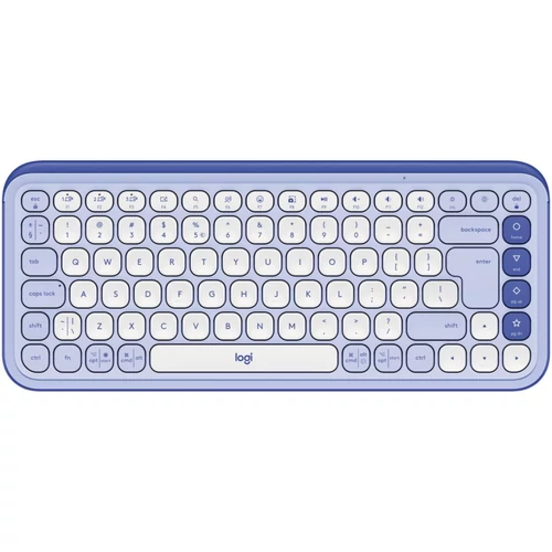 Logitech 920-013074 Pop Icon Keys US vezeték nélküli lila/piszkosfehér billentyűzet
