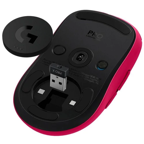 Logitech PRO 2 LIGHTSPEED vezeték nélküli rózsaszín egér