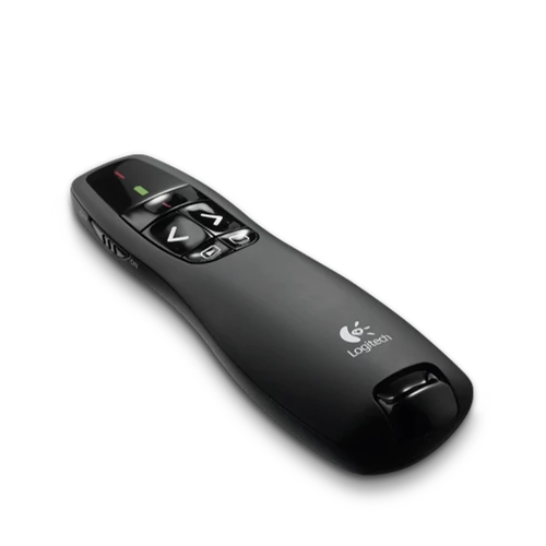 Logitech R400 Laser Presentation Remote Red Laser Black