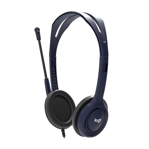 Logitech School Wired Headset with Microphone Blue OEM