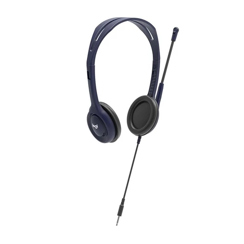 Logitech School Wired Headset with Microphone Blue OEM