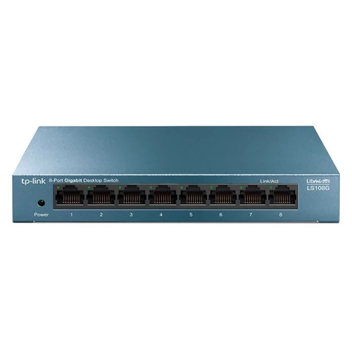 TP-Link LS108G 8port 10/100/1000Mbps LAN nem menedzselhető asztali Switch