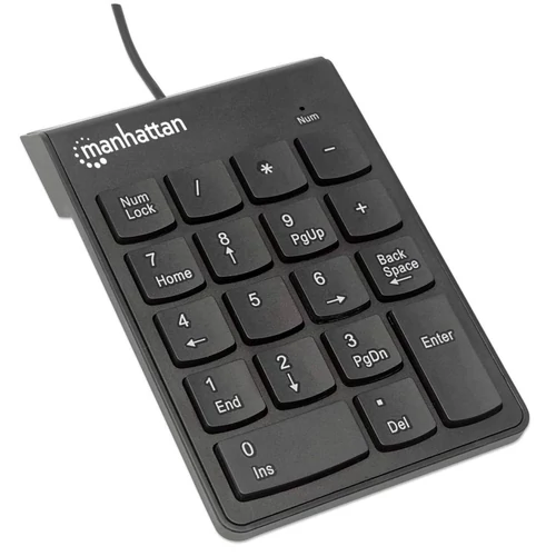 Manhattan Numerikus billentyűzet - USB , Fekete