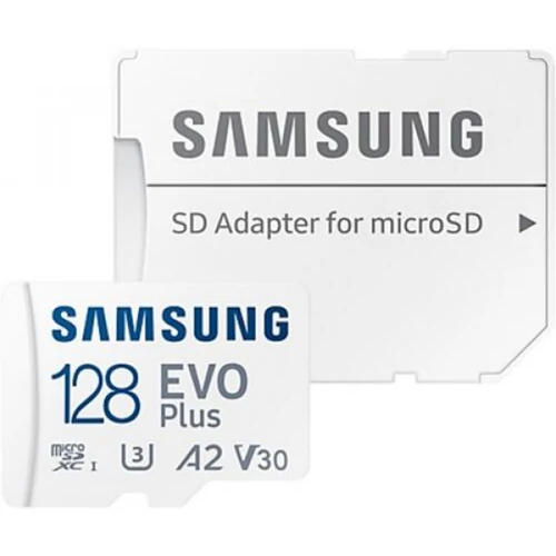 Samsung 128GB SD micro EVO Plus (SDXC Class10 UHS-I) (MB-MC128SA/EU) memóriakártya adapterrel
