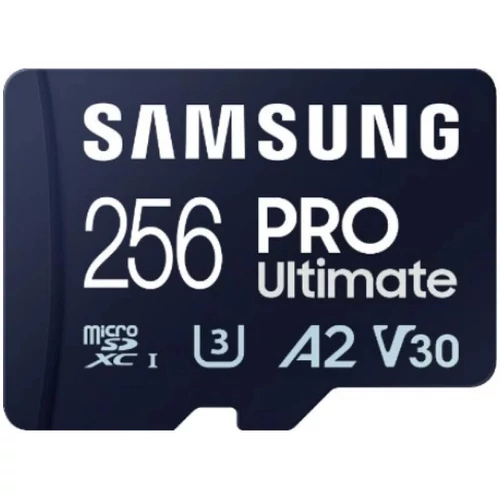 Samsung MicroSD kártya - 256GB MB-MY256SA/WW (PRO Ultimate, Class10, R200/W130, adapter, 256GB)