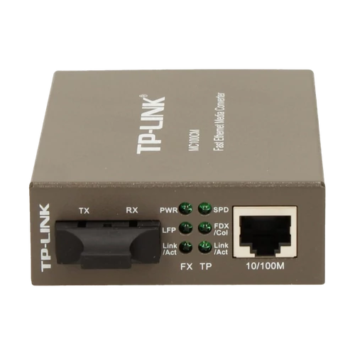 TP-Link MC100CM 100Mbps optikai (UTP-SC) média konverter