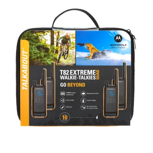 Motorola Talkabout T82 Extreme Quad walkie talkie (4db)