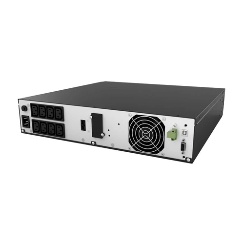 NJOY Szünetmentes 2000VA - Aster 2K (8x IEC C13, On-line, RS232, USB, szoftver, LCD kijelző, 2U rack)