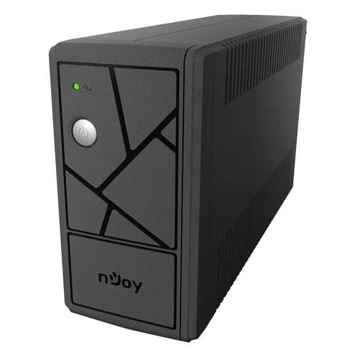 NJOY Szünetmentes 800VA - Keen 800 USB (2 Schuko, line-interaktív, USB menedzsment, RJ11/45 vonalvédelem, fekete)