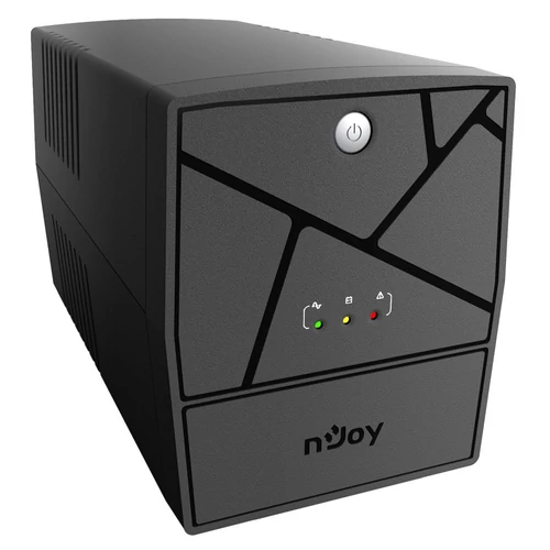 NJOY Szünetmentes 2000VA - Keen 2000 USB (4 Schuko, line-interaktív, USB menedzsment, RJ11/45 vonalvédelem, fekete)