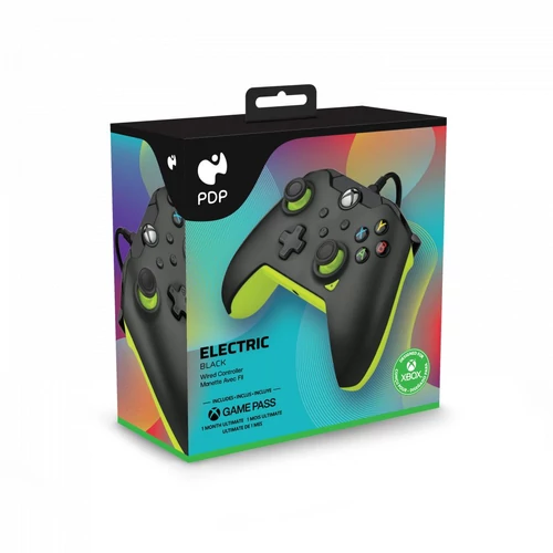 PDP Electric Xbox Series X|S/Xbox One/PC 3,5 mm audio vezetékes fekete kontroller