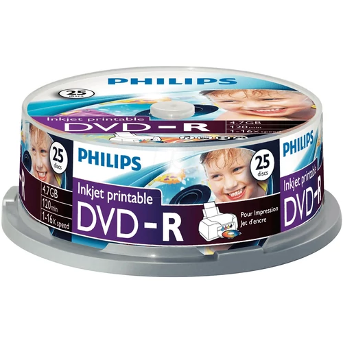 Philips DVD-R 4,7 Gb Írható DVD 25db/henger