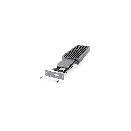 Raidsonic IcyBox IB-1817M-C31 External Type-C aluminium enclosure for M.2 NVMe SSD Grey