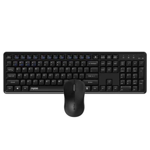 Rapoo 229634 M8150 vezeték nélküli fekete billentyűzet + egér