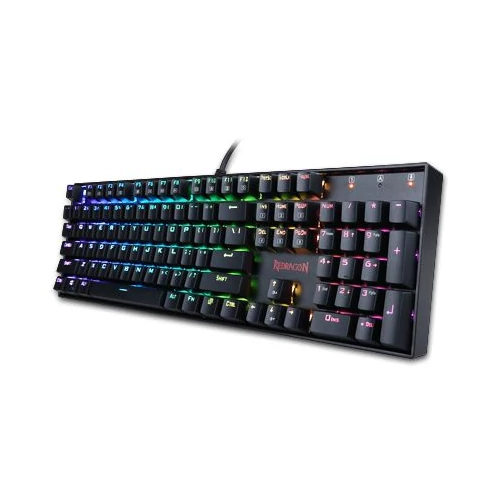 Redragon Mitra RGB Backlit Mechanical Keyboard Blue Switches Black HU