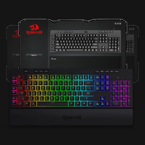 Redragon Shiva RGB Membrane Gaming Keyboard Black HU