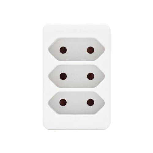Somogyi NV 23/WH 3-as euro elosztó, fehér