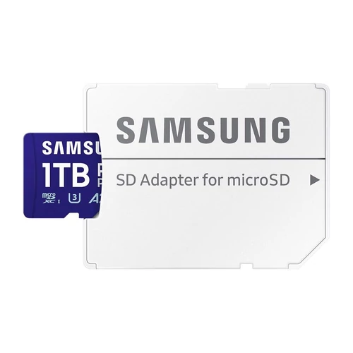 Samsung MicroSD kártya - 1TB MB-MD1T0SA/EU (PRO PLUS, microSDXC, UHS-I, R180/W130, adapter, 1TB)