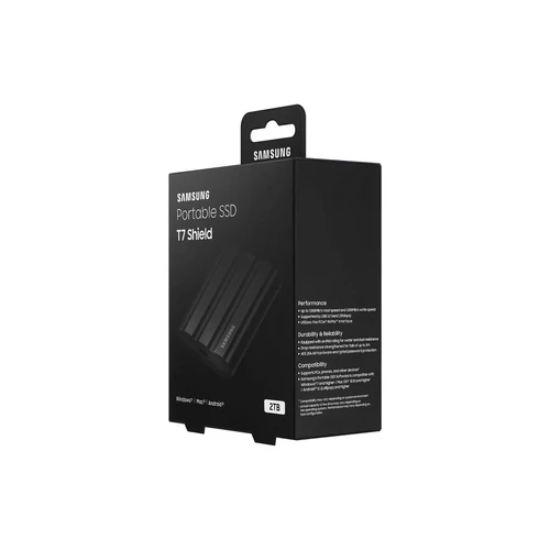 Samsung 2000GB USB 3.2 (MU-PE2T0S/EU) fekete T7 Shield külső SSD