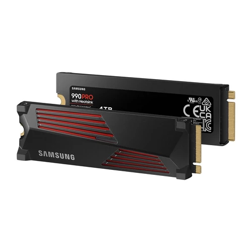 SSD Belső, 4TB, 990 PRO, Heat-Sink, PCIe 4.0, Samsung