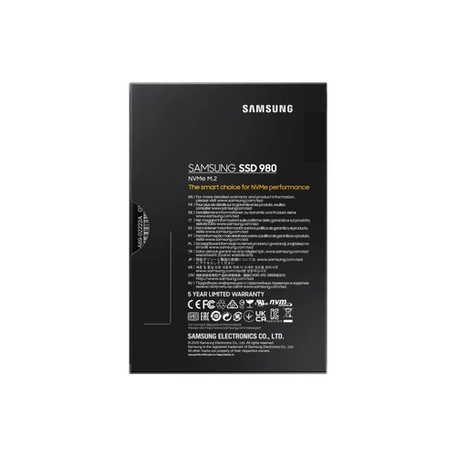 Samsung 500GB NVMe M.2 2280 980 (MZ-V8V500BW) SSD