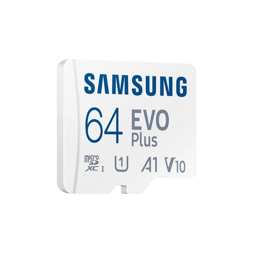 Samsung 64GB SD micro EVO Plus (SDXC Class10 UHS-I) (MB-MC64SA/EU) memóriakártya adapterrel