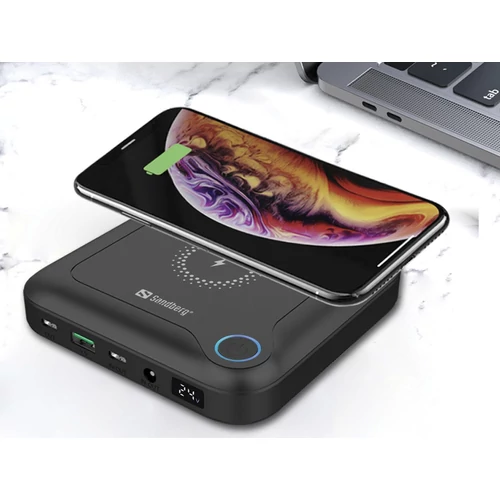 Sandberg All-in1 24000mAh Laptop PowerBank Black