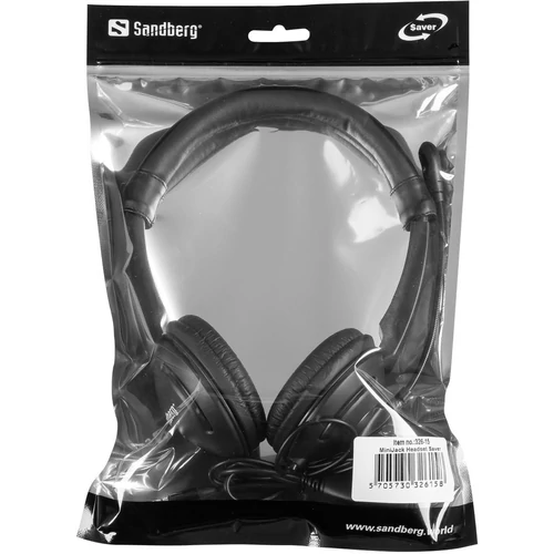 Sandberg MiniJack Headset Saver Black