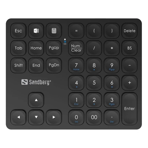 Sandberg Wireless Numeric Keypad Pro Black