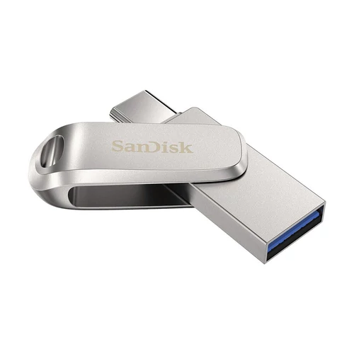 Sandisk 128GB USB3.1/Type-C Dual Drive Luxe Ezüst (186464) pendrive