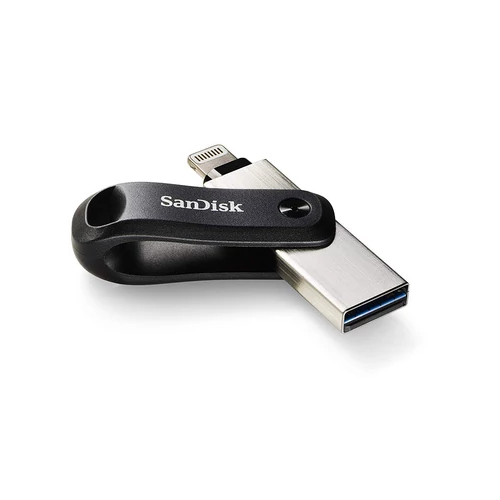 Sandisk 128GB USB3.0/Apple Lightning iXPAND GO Fekete-Ezüst (183588) pendrive