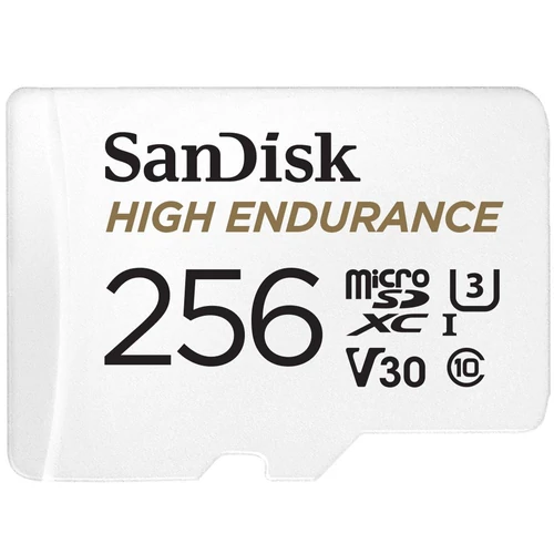 Sandisk 256GB SD micro (SDXC Class 10 UHS-I U3) High Endurance memória kártya