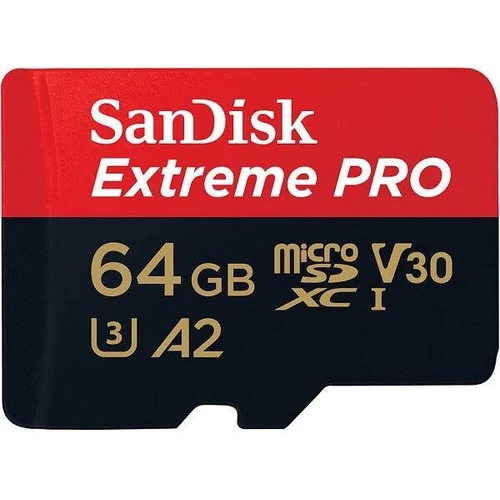 Sandisk 00214503 64GB SD micro Extreme Pro (SDHC Class 10 UHS-I U3) memóriakártya