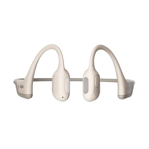 Shokz OpenRun Pro Premium csontvezetéses Bluetooth bézs Open-Ear sport fejhallgató