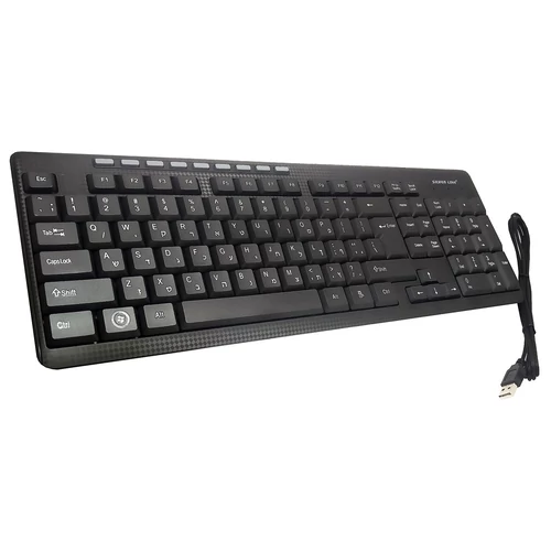 Silverline MM-KB818 HUN USB fekete multimédiás billentyűzet