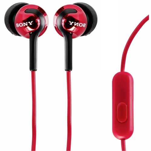 Sony MDREX110APR.CE7 mikrofonos piros fülhallgató
