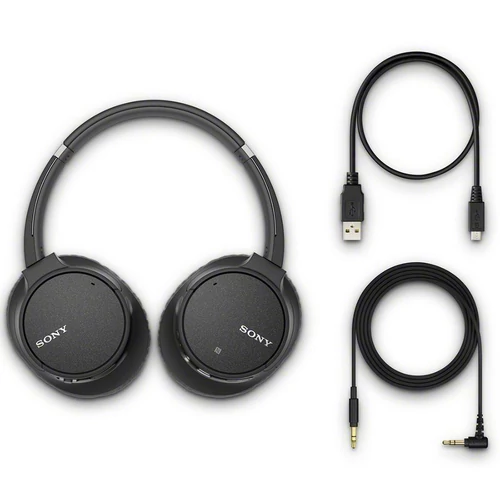 Sony WHCH710NB Bluetooth aktív zajszűrős fekete fejhallgató