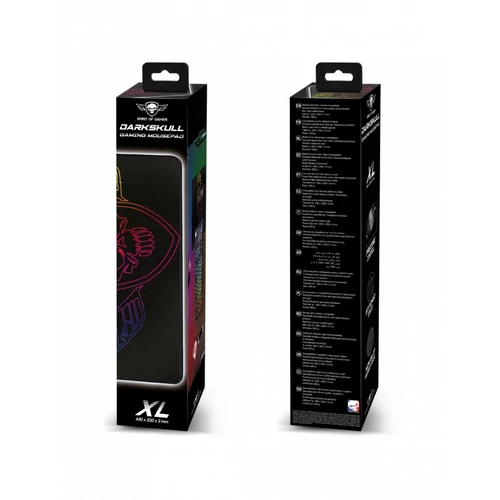 Spirit of Gamer Darkskull King Size fekete egérpad