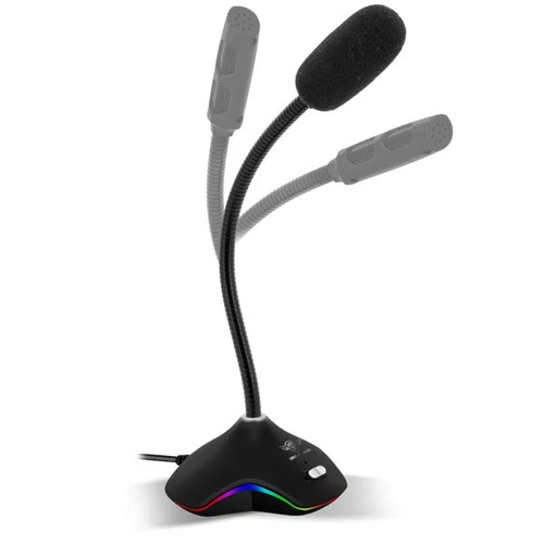 Spirit of Gamer EKO 300 RGB fekete USB mikrofon