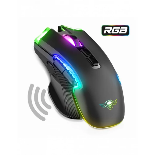 Spirit of Gamer ELITE-M70 4800DPI fekete vezeték nélküli gamer egér