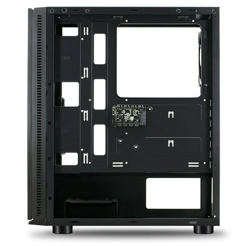 Spirit of Gamer GHOST ONE RGB fekete ablakos táp nélküli mATX ház