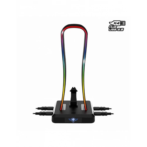 Spirit of Gamer SENTINEL RGB USB fejhallgató állvány