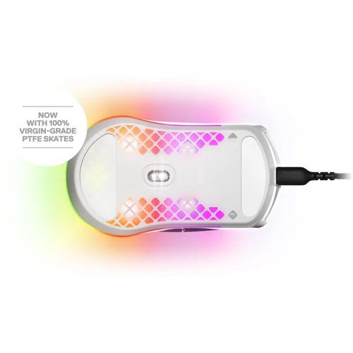 SteelSeries Aerox 3 (2022) Snow fehér optikai gamer egér