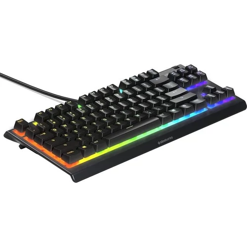 SteelSeries Apex 3 TKL UK fekete gamer billentyűzet