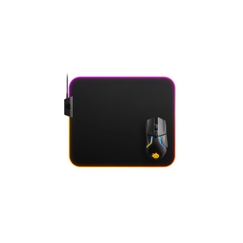 SteelSeries QCK Prism RGB Cloth Medium világító gamer egérpad