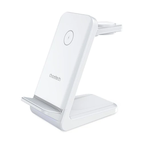 TÖLTŐ 3-1ben (Mágneses Wireless,fehér), Choetech
