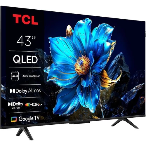 TCL 43P7K LED Televízió 109cm 4K QLED HDR Google TV