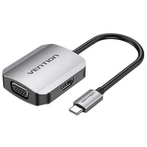 KONVERTER USB-C -> HDMI/VGA átalakító 0,15m, Vention