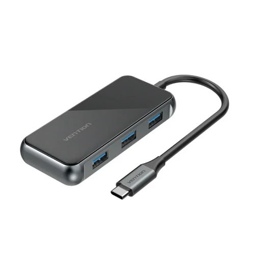 DOKKOLÓ USB-C -> USB3.0*4/PD, Vention
