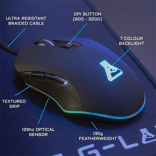 The G-Lab Gaming kit - 4 in 1 COMBO HELIUM HU (KEYZ 120 billentyűzet, KULT HELIUM egér, INT 100 fülhallgató (magyar))